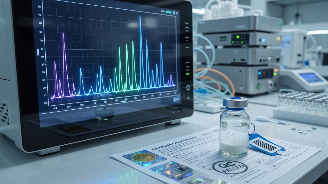 Lyophilisierte Forschungspeptide im Labor